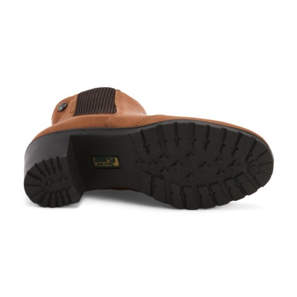 NEW ENVAL SOFT Made In Italy Leather Booties brown for women  563mn - Picture 4 of 6